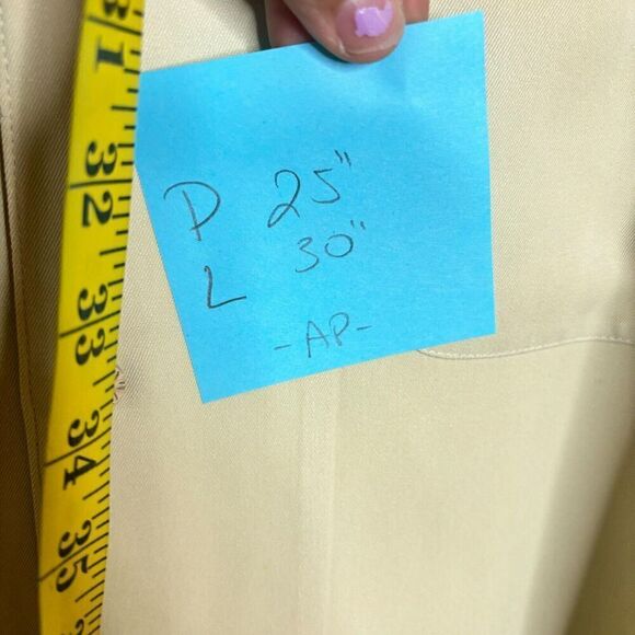 Tommy Bahama Mens Size Large Button up Shirt 100% Silk Yellow Short Sleeve - Picture 9 of 9